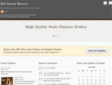 Tablet Screenshot of hddreammodels.com